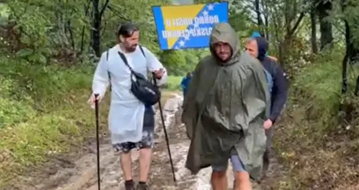 Kolona se približava Udrču/Screenshot/