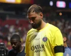 Soccer Football - FIFA Club World Cup - Quarter Final - Paris St Germain v Bayern Munich - Mercedes-Benz Stadium, Atlanta, Georgia, U.S. - July 5, 2025 Paris St Germain's Gianluigi Donnarumma after the match IMAGN IMAGES via Reuters/Brett Davis