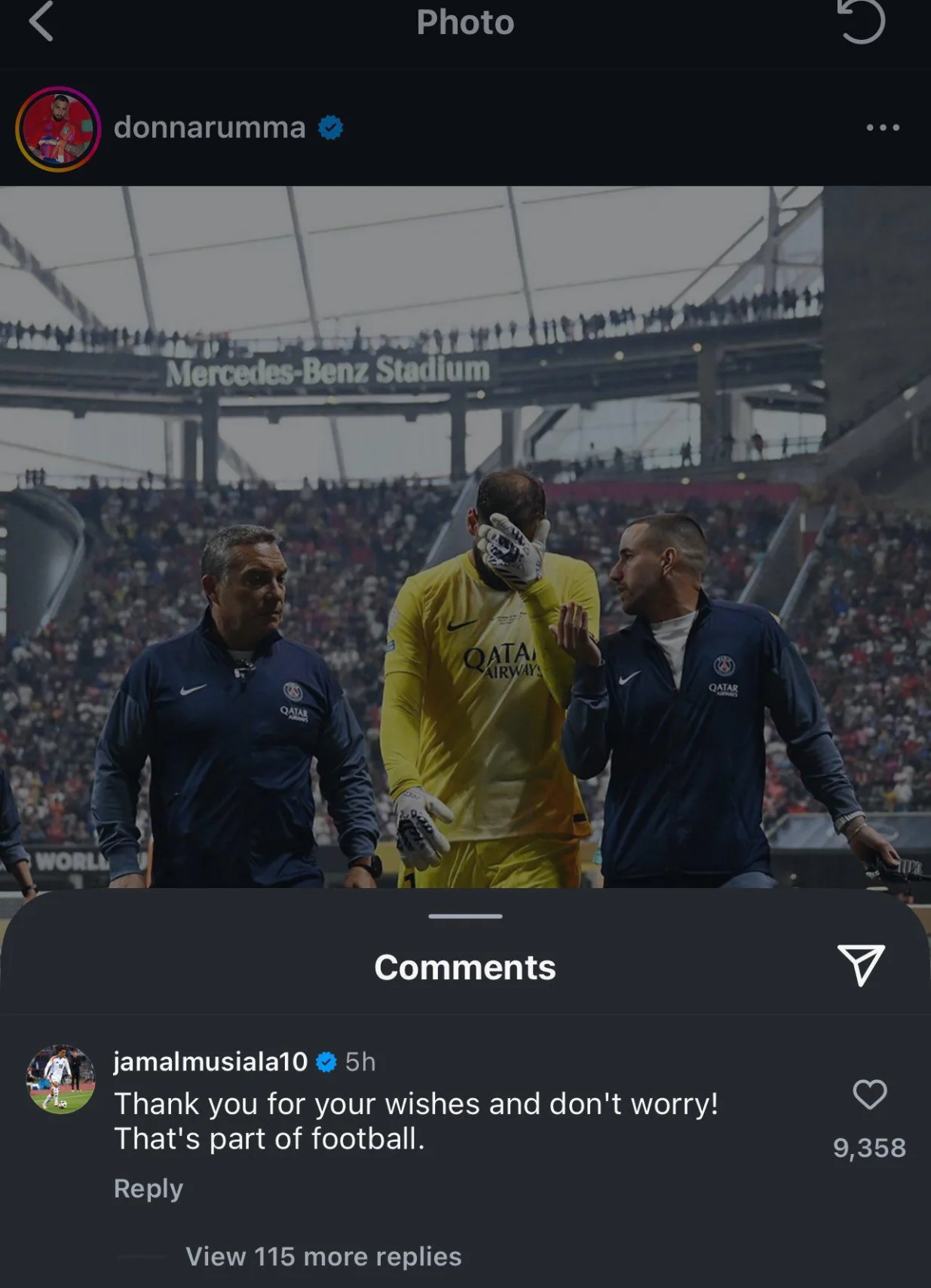 Gianluigi Donnarrumma i Jamal Musiala