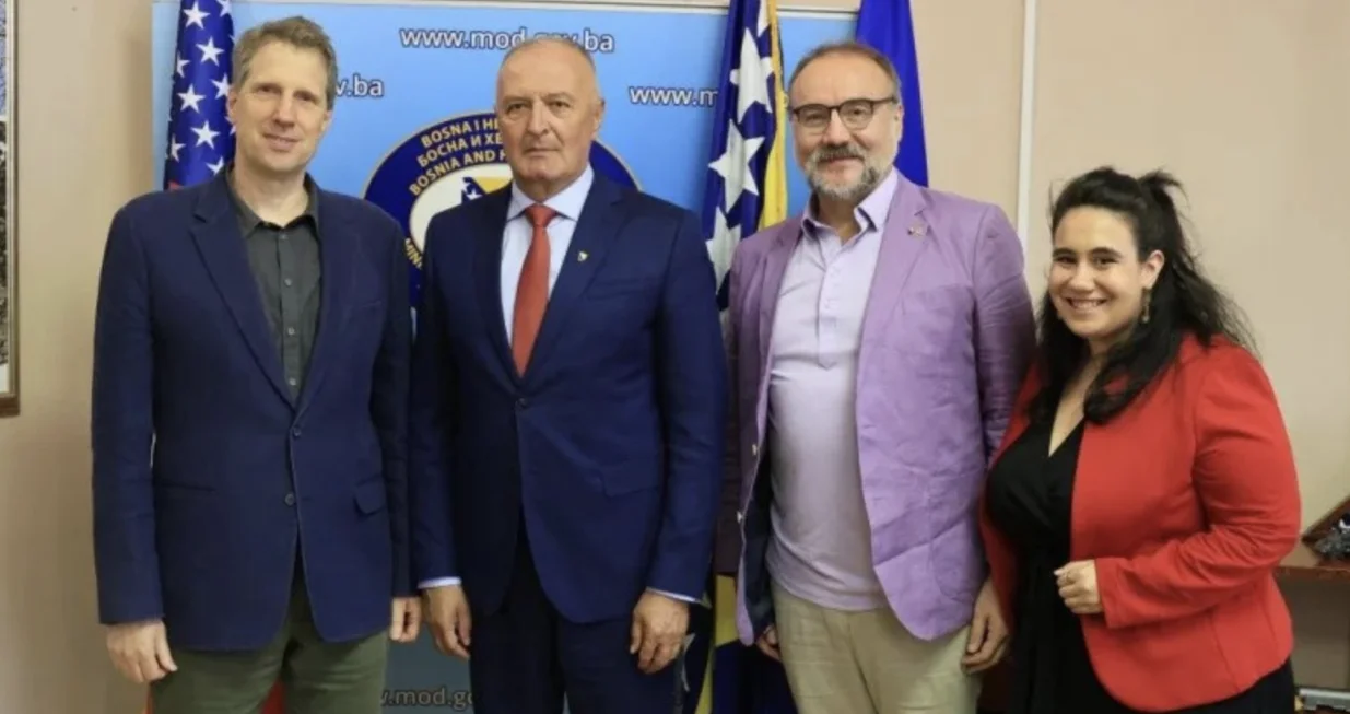 Zukan Helez sa delegacijom iz Marylanda/Ministarstvo Odbrane Bih