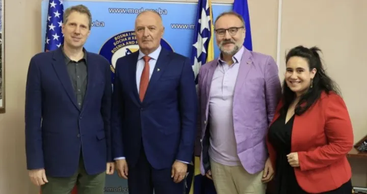 Zukan Helez sa delegacijom iz Marylanda/Ministarstvo Odbrane Bih