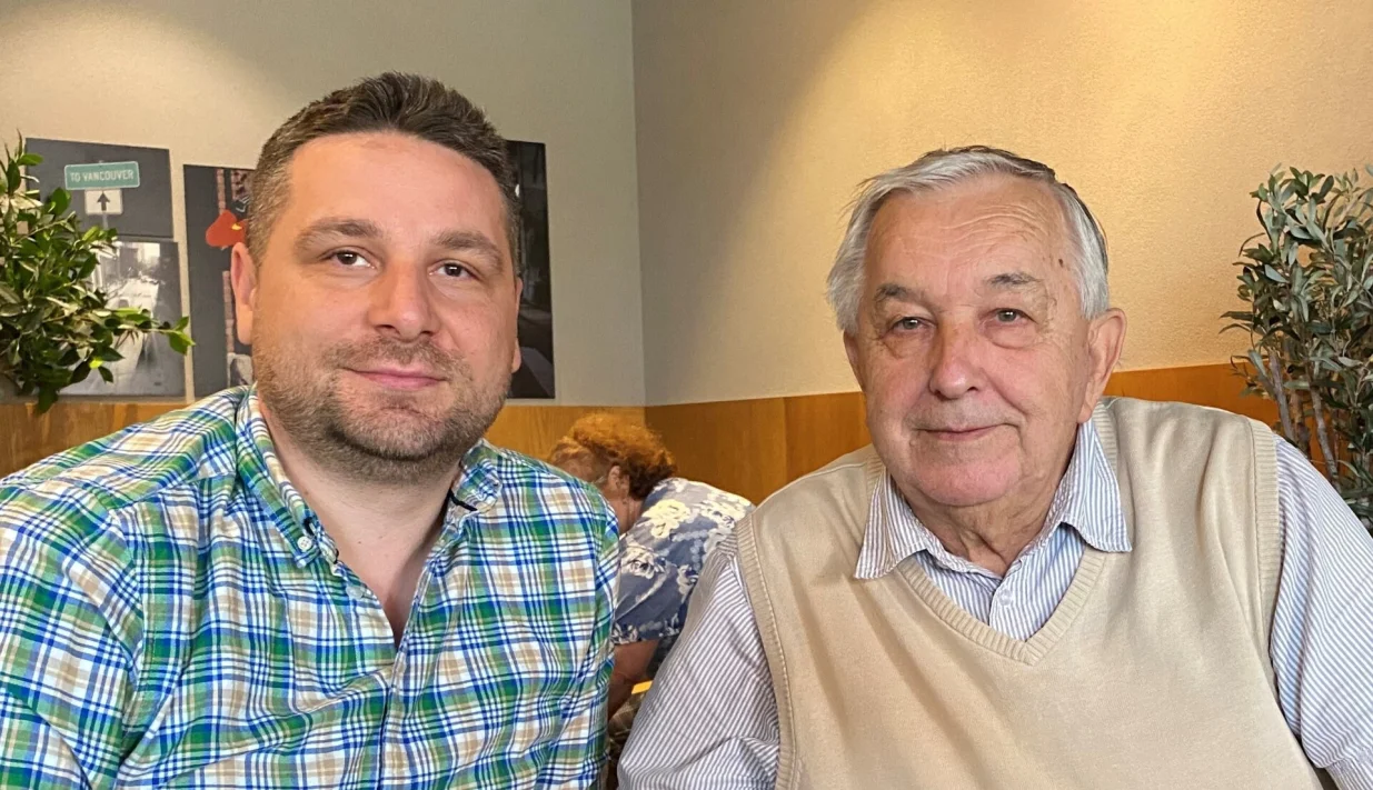 Nezir ef. Špiodić, imam džemata Helsingborg u Švedskoj i Fikret Tufek/Fikret Tufek