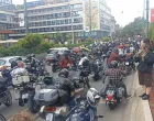 motoristi u sarajevu, na putu ka srebrenici/Senad Gubelić