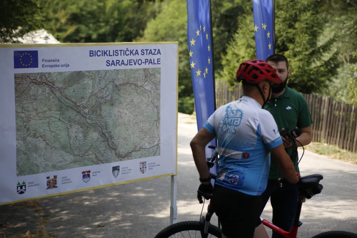 Poceci izgradnje biciklisticke staze Kozija Ćuprija-Pale finansirananod Evropske unije/Damir Deljo