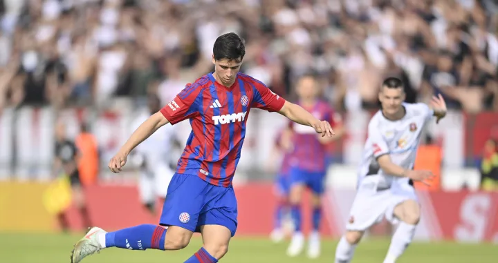 11.05.2025., Gradski stadion, Velika Gorica - SuperSport HNL, 34. kolo, HNK Gorica - HNK Hajduk. Dominik Prpic Photo: Igor Soban/PIXSELL