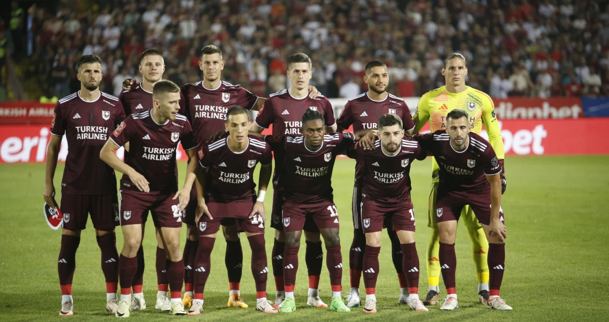 Sarajevo - Spartak TrnavaEmil RockovNidal ČelikVinko SoldoFilip JovićElvir DurakovićAmar BeganovićVladan BubanjaAleksandar ĐorđevićGiorgi GuliashviliHamza ČatakovićFrancis Kyeremeh