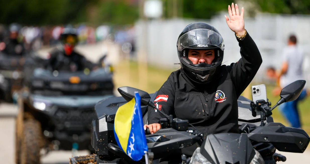 Kvadovi, Srebrenica 2025., 30. godišnjica genocida, genocid u Srebrenici, dolazak kvadova u Potočare, Potočari/Damir Deljo