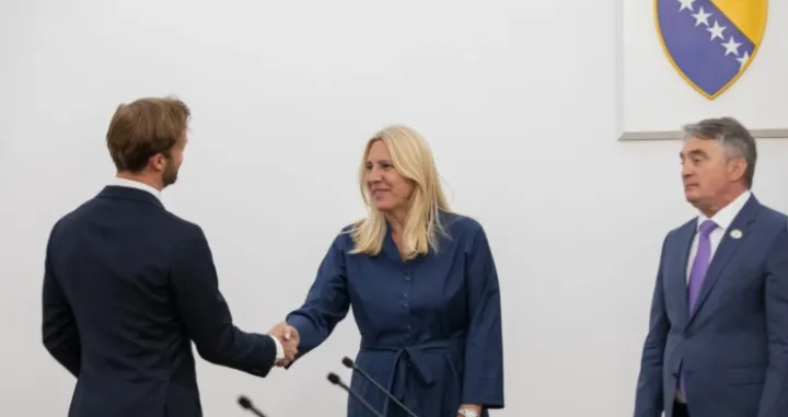 Željka Cvijanović predsjedavajuća Predsjedništva BiH, sastanak sa američkim zvaničnicima, Brendan Hanrahan i Mark Fleming/Instagram