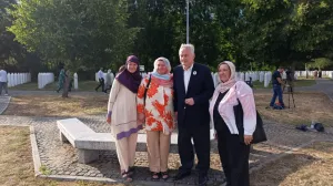 Zlatko Lagumdžija, ambasador BiH pri UN-u u Srebrenici, MC Srebrenica Potočari/Edin Barimac