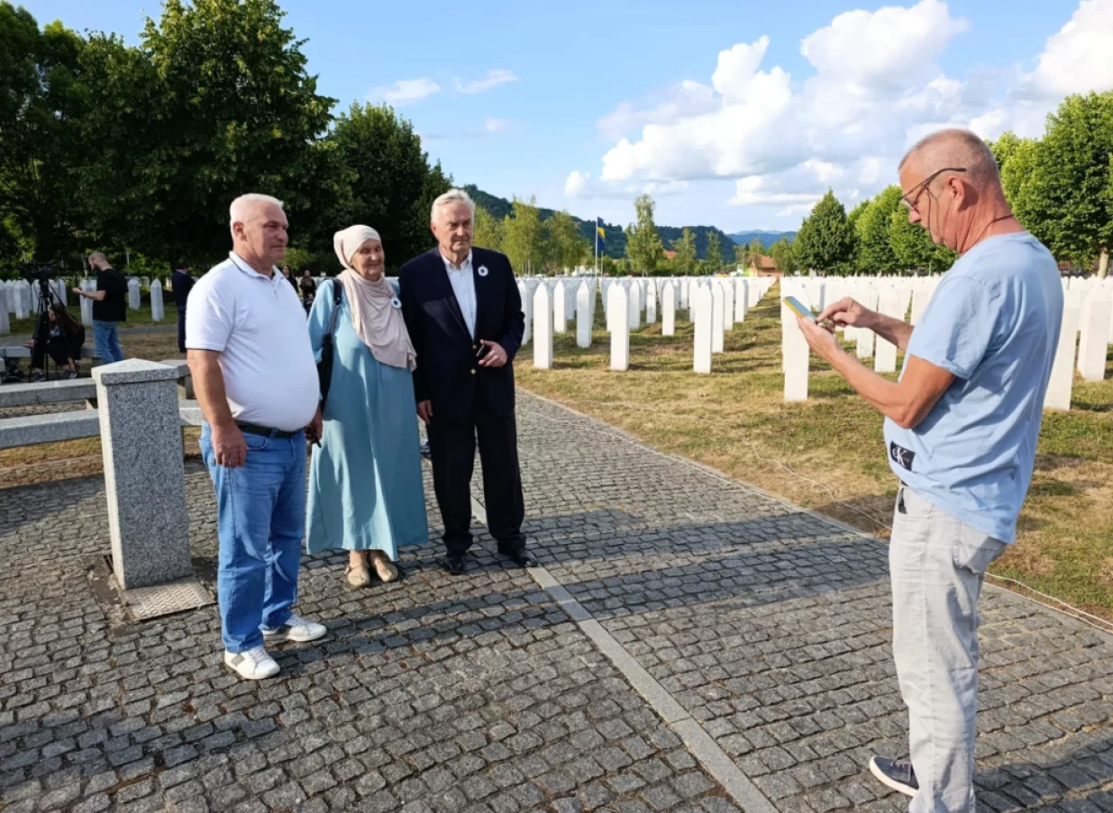 Zlatko Lagumdžija, ambasador BiH pri UN-u u Srebrenici, MC Srebrenica Potočari/Edin Barimac