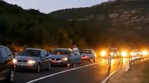 Obustavljen saobraćaj na magistralnom putu Trebinje-Bileća/Atv