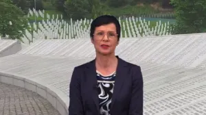 marta kos, srebrenica, genocid, 30. godišnjica/Screenshot