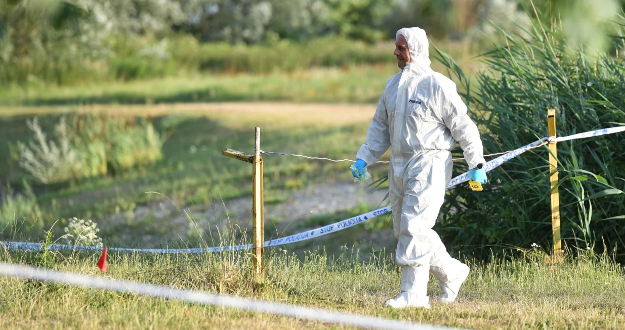 09.07.2025., Mala Subotica - Kod ribnjaka u blizini Male Subotice pronadjen mrtav muskarac s vidljivim ozljedama. Pokrenuta je istraga zbog sumnje u nasilnu smrt. Photo: Vjeran Zganec Rogulja/PIXSELL/Vjeran Zganec Rogulja/pixsell