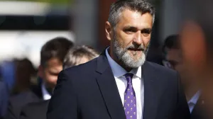 Emir Suljagić u Potočarima/Damir Deljo