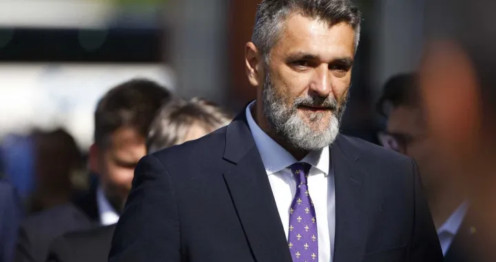 Emir Suljagić u Potočarima/Damir Deljo