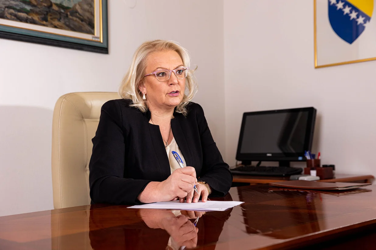 Lidija Bradara, predsjednica Federacije BiH, mandat 2022. 2026./Foto Studio Franjic