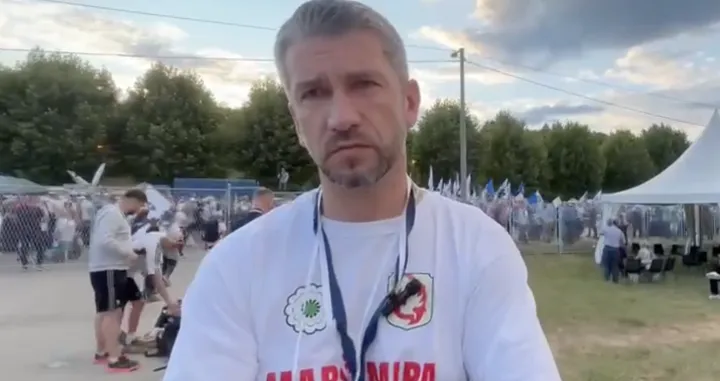 Amar Dovadžija u Potočarima/Oslobođenje