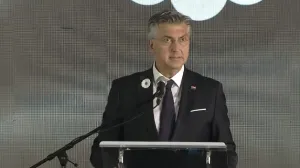 andrej plenković, 30. godišnjica genocida u srebrenici/Screenshot