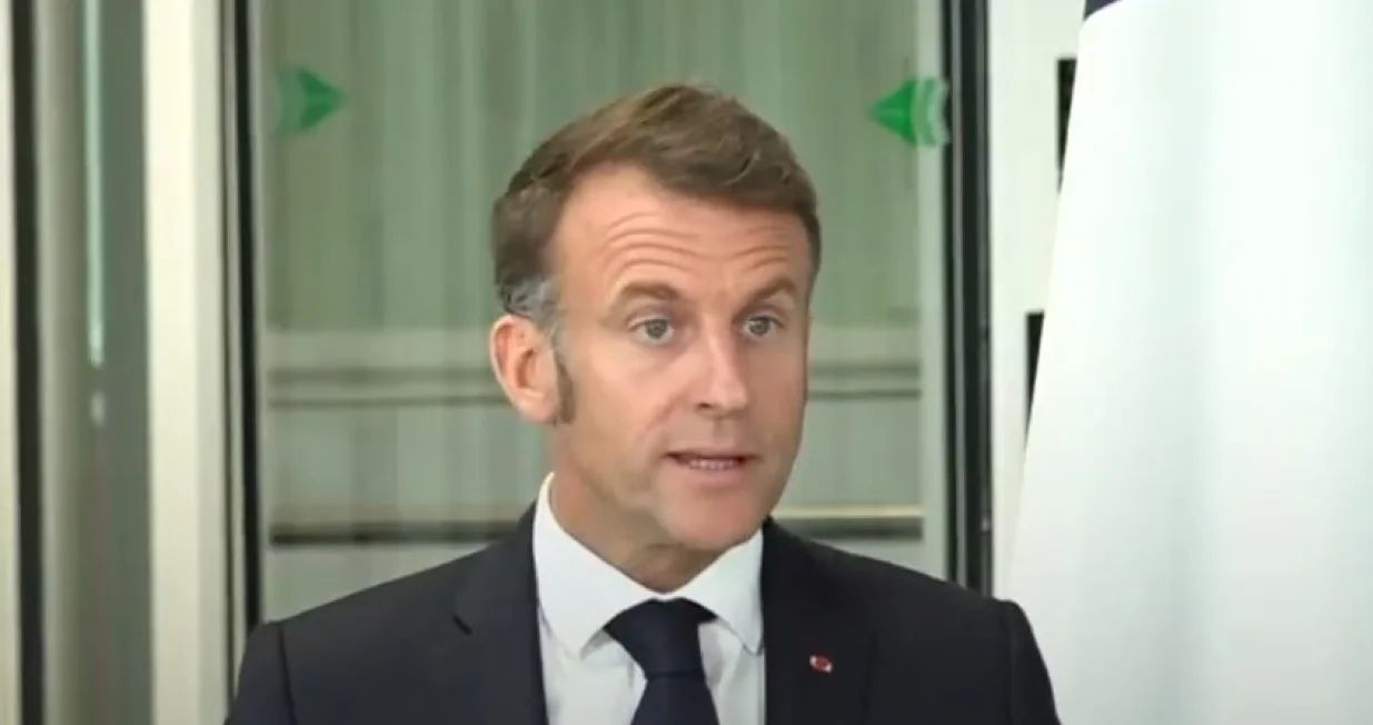 Emmanuel Macron/Screenshot