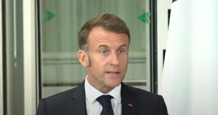Emmanuel Macron/Screenshot