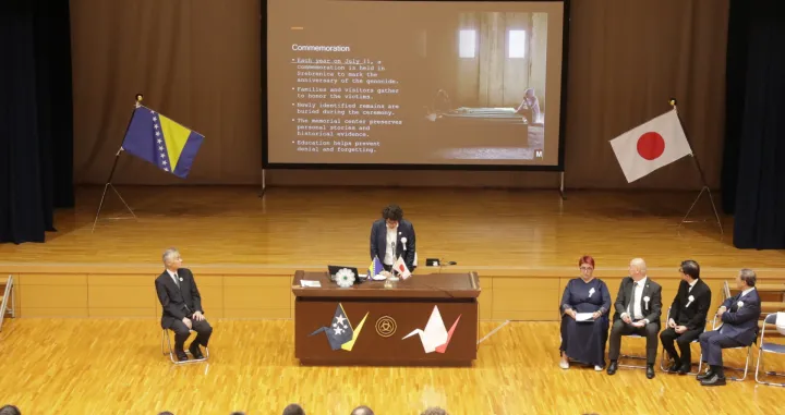 Komemoracija povodom 30. godišnjice genocida u Srebrenici održana je danas u Tokiju//