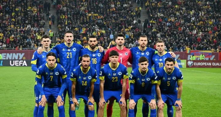 Detalj s utakmice između Rumunije i BiH (FOTO: N/FSBiH)