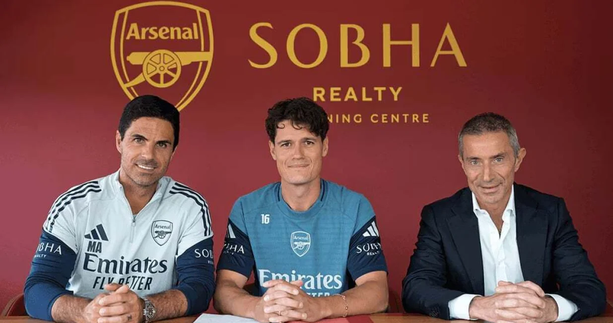 Mikel Arteta i Christian Norgaard (FOTO: Arsenal)