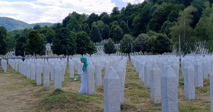 30. godišnjica genocida u srebrenicinakon odlaska građana, tišina/Edin Barimac