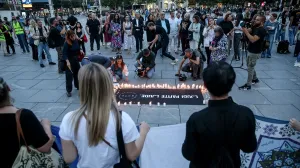 Beograd, paljenje svijeća, nevladine organizacije, 30. godišnjica genocida u Srebrenici, obilježena 30. godišnjica genocida, Srebrenica, genocid/Anadolija