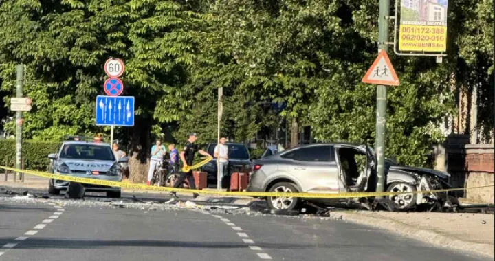 Saobraćajna nesreća na Pofalićima, Sarajevo, MUP KS, automobil se zabio u zid/Viber