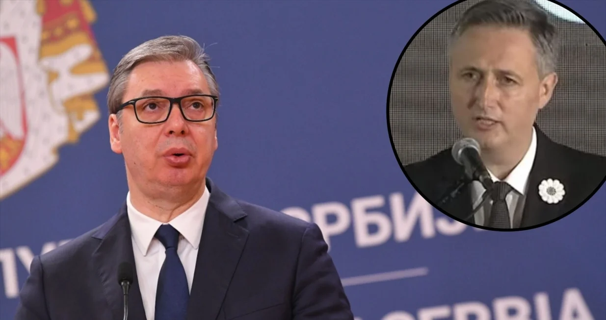 Aleksandar Vučić; Denis Bećirović//