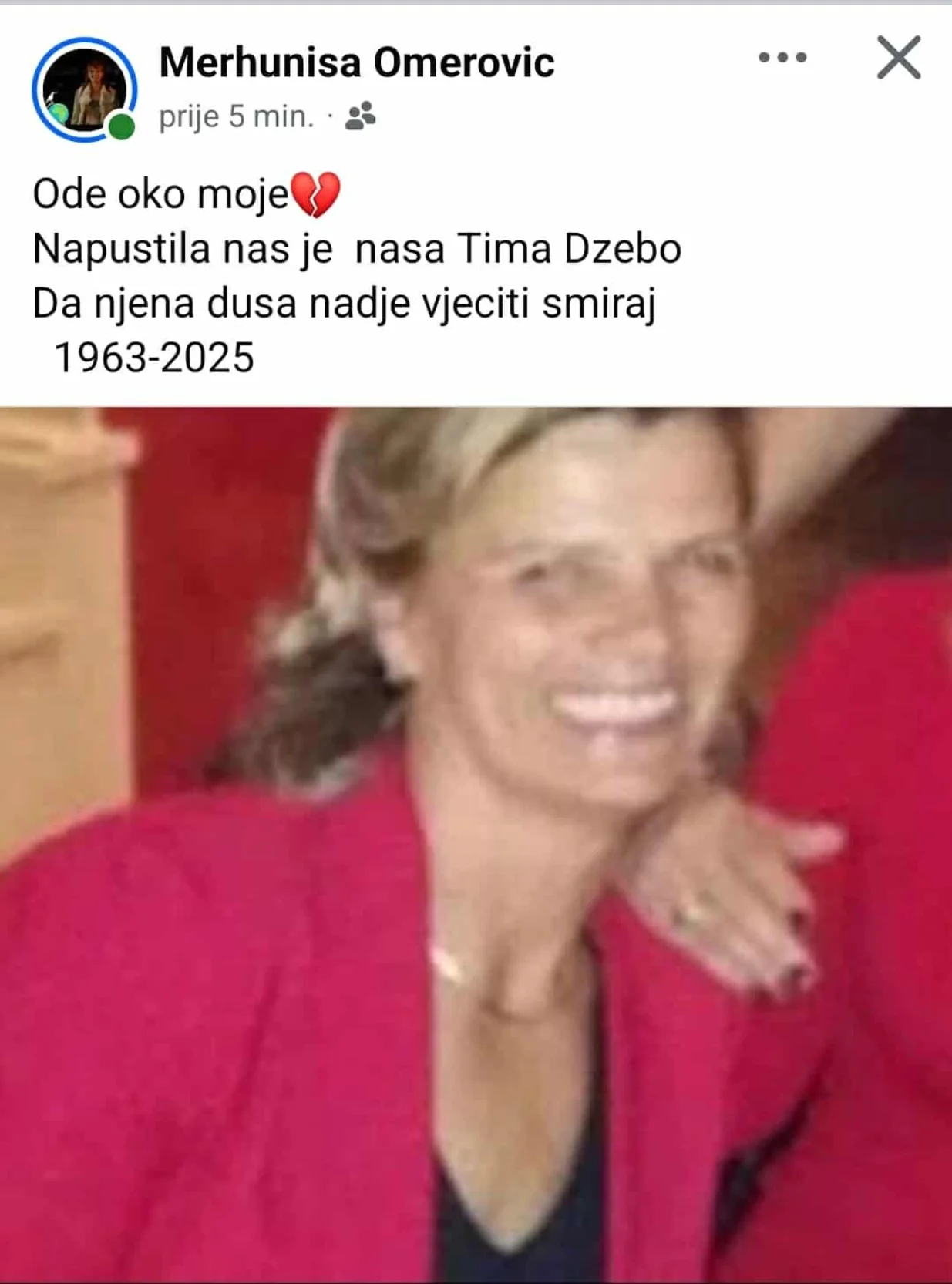 Preminula Tima Džebo