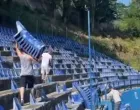 Stadion Grbavica uklanjanje stolica 