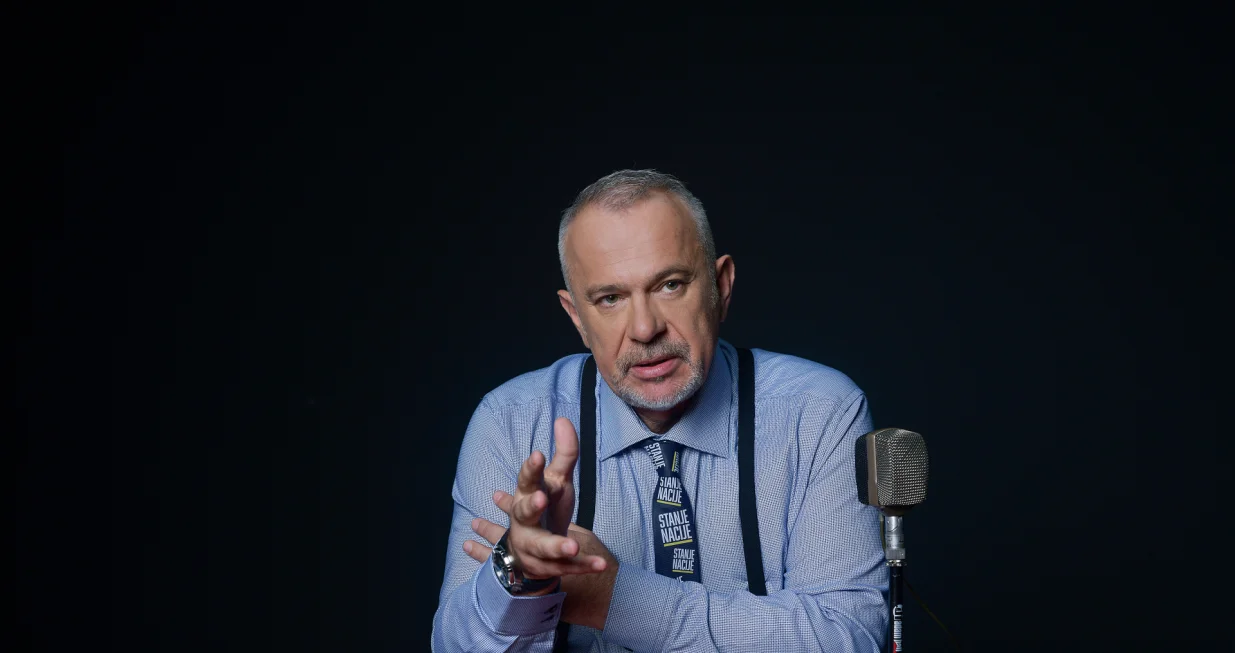 19.10.2023., Zagreb- Televizijski voditelj Zoran Sprajc. Photo: Sandra Simunovic/PIXSELL/Sandra Simunovic/pixsell