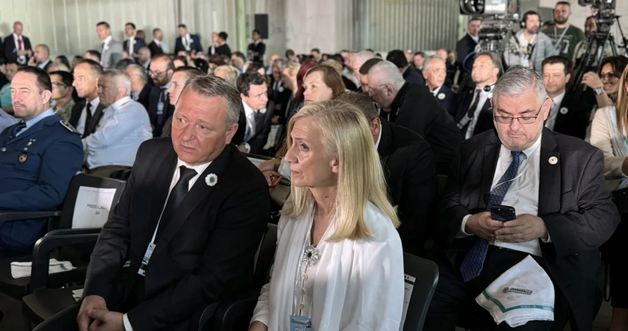 Na komemoraciji u Potočarima/