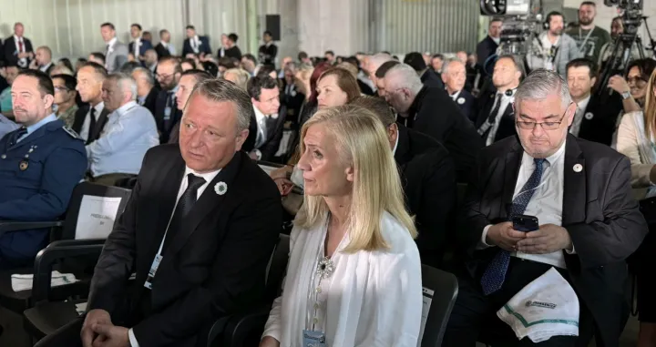 Na komemoraciji u Potočarima/