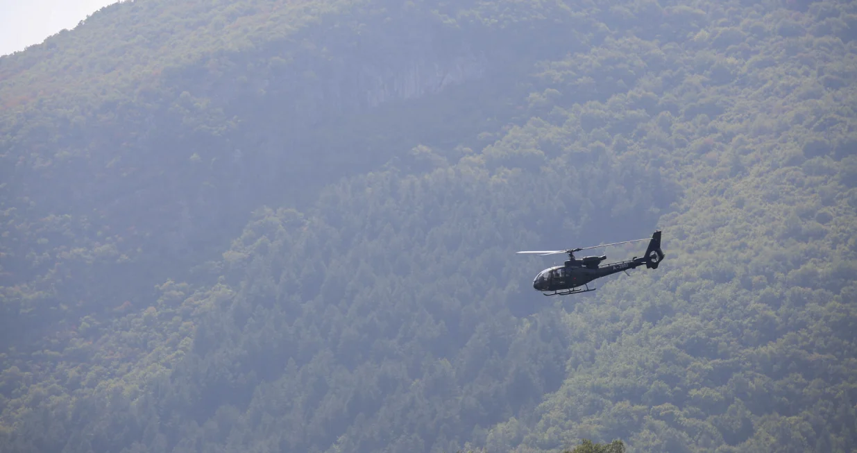 Izvlačenje helikoptera OSBiH Jablaničko jezero/Damir Deljo
