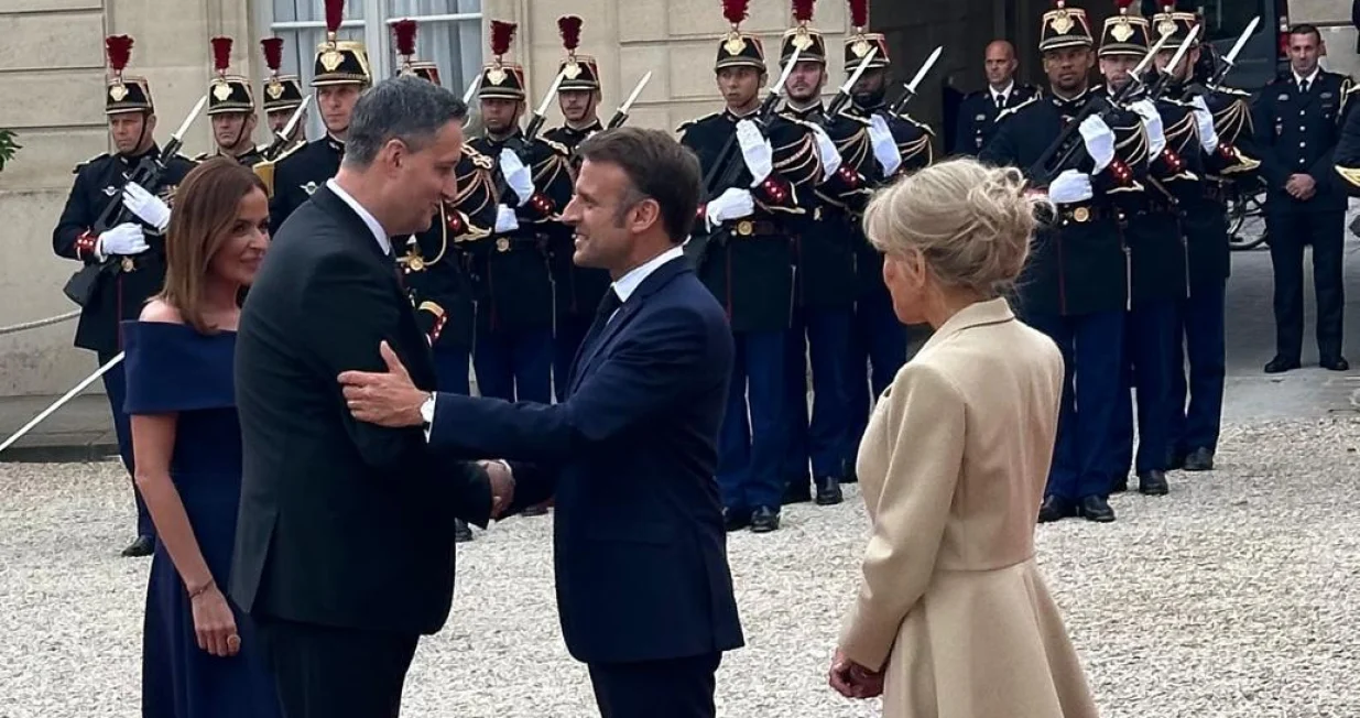 Denis Bećirović, Emmanuel Macron/Kabinet člana Predsjedništva Bih 