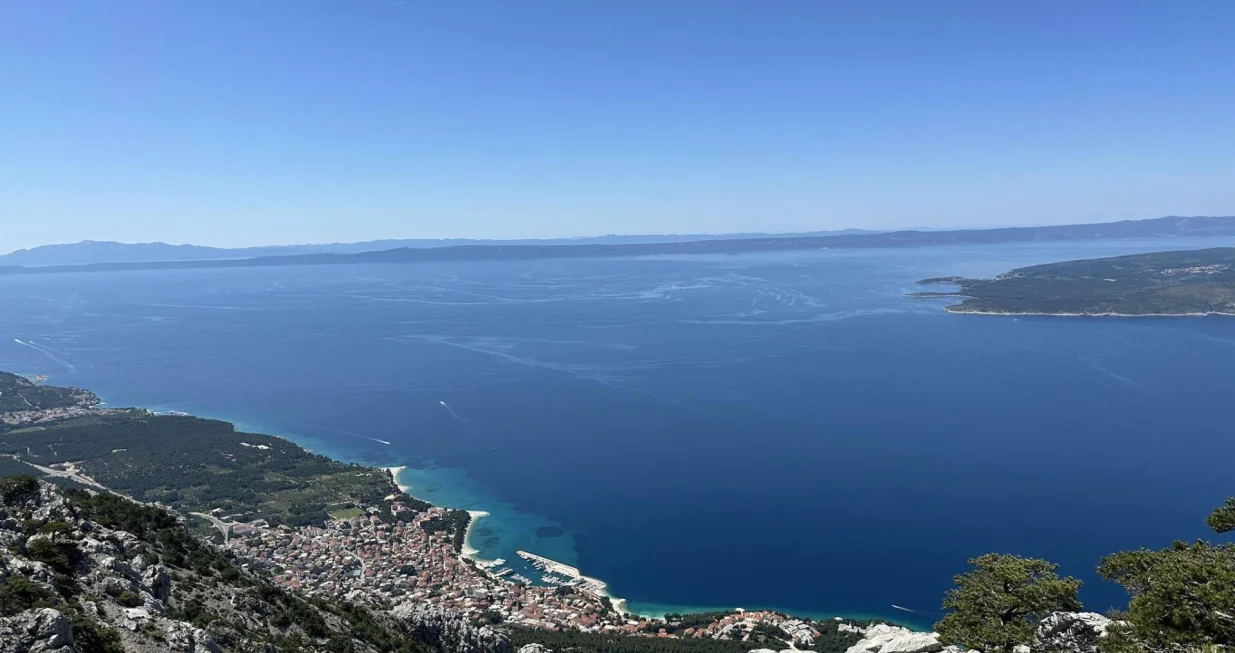 Jadransko more, sunčano, pogled, Biokovo, Brela/Oslobođenje