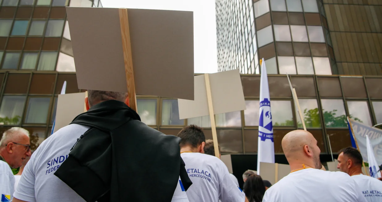 Protest metalaca za 1. maj/Damir Deljo