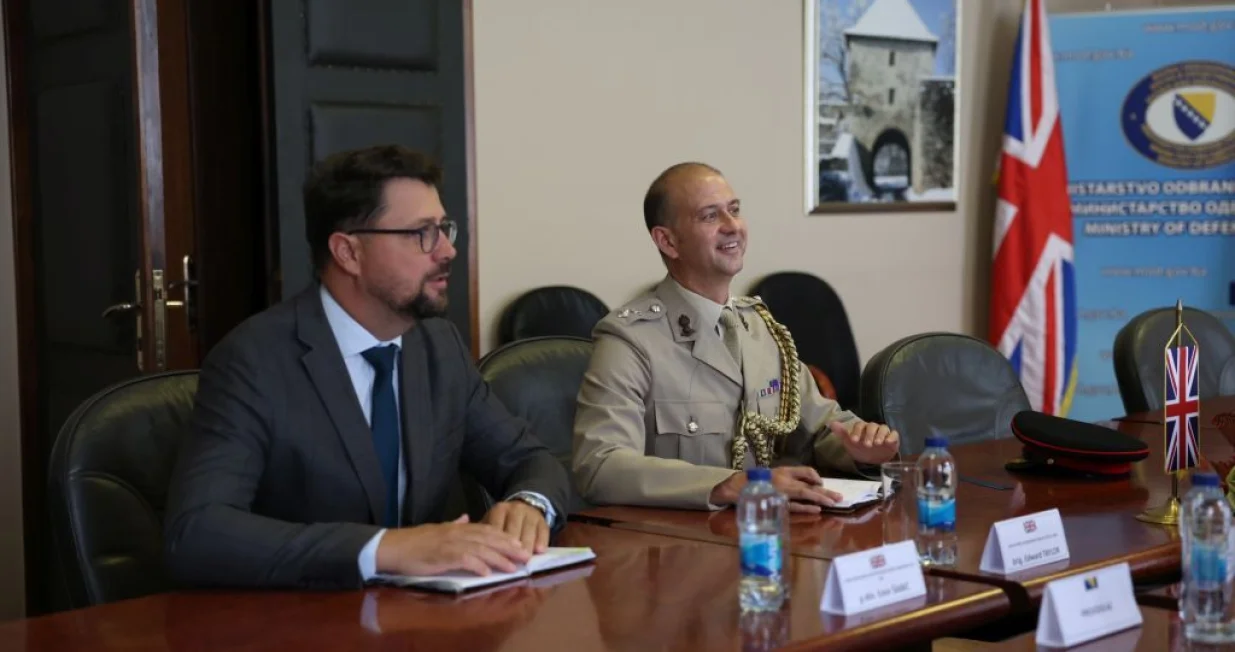 Edward Taylor u posjeti MO BiH/
