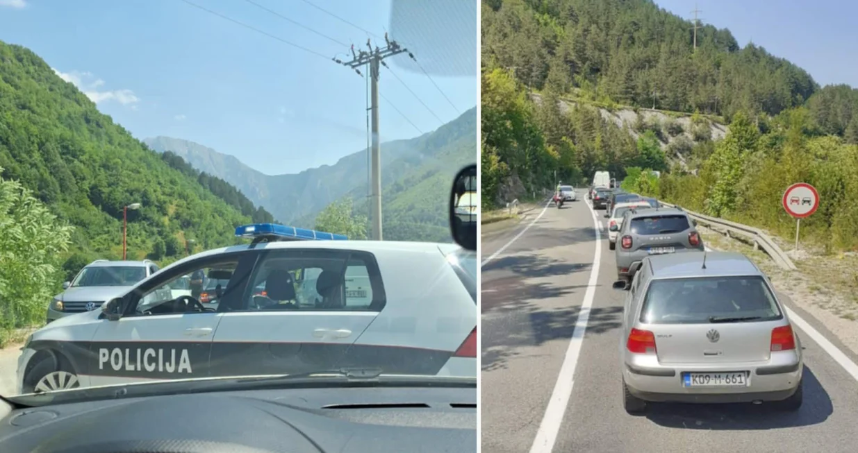 nesreća kod donje jablanice, obustavljen saobraćaj, kolone vozila/Viber