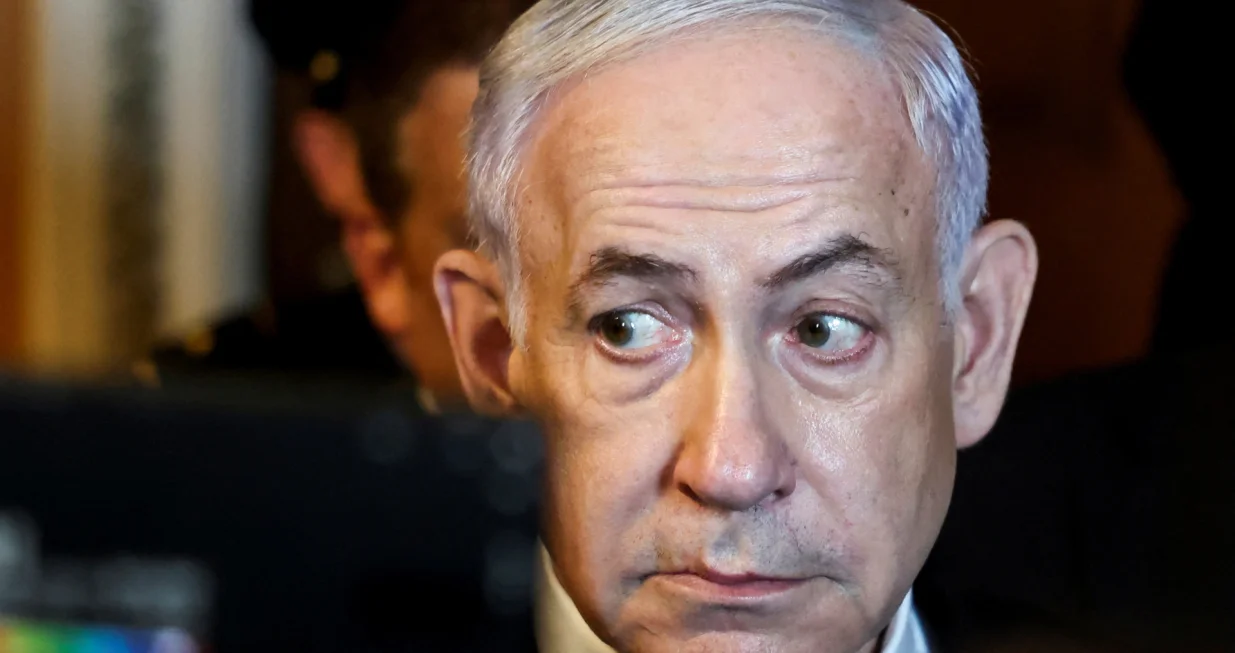 FILE PHOTO: Israel's Prime Minister Benjamin Netanyahu visits Capitol Hill, on the day he meets with Senate Republican Leader John Thune (R-SD) and other senators, in Washington, D.C., U.S., July 9, 2025. REUTERS/Evelyn Hockstein/File Photo/Evelyn Hockstein