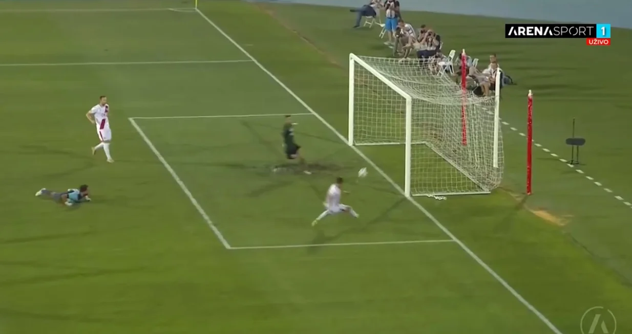 Gol Bilbije protiv Virtusa (FOTO: Screenshot/Arenasport)