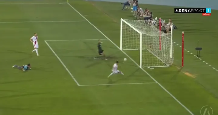 Gol Bilbije protiv Virtusa (FOTO: Screenshot/Arenasport)