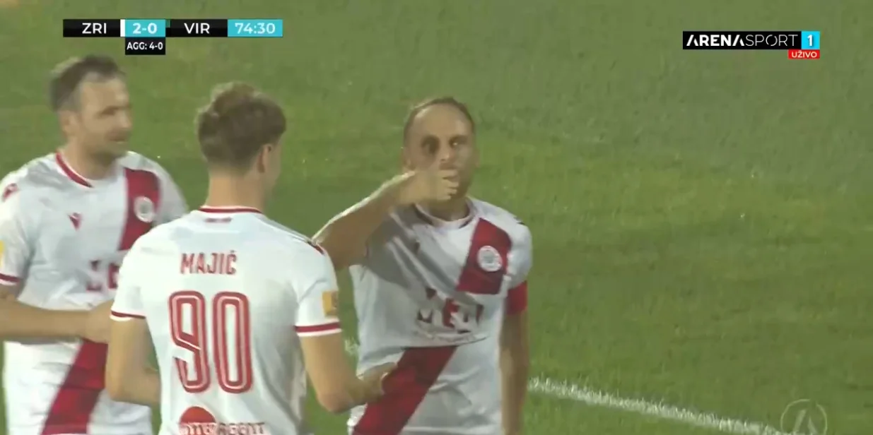 Gol Bilbije protiv Virtusa (FOTO: Screenshot/Arenasport)