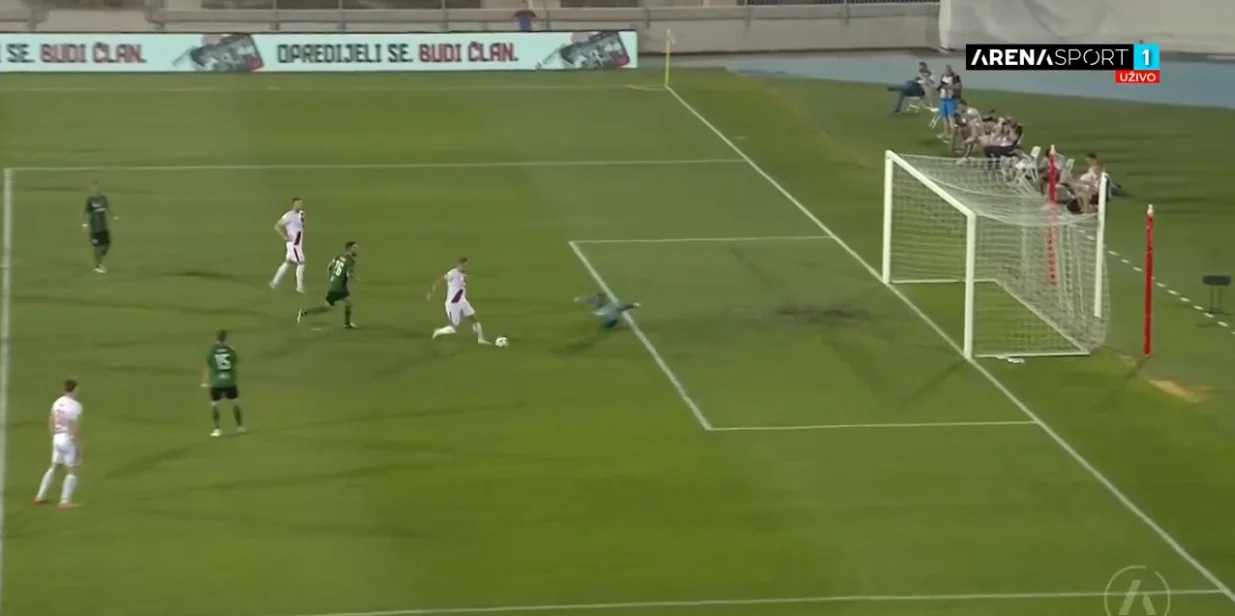 Gol Bilbije protiv Virtusa (FOTO: Screenshot/Arenasport)