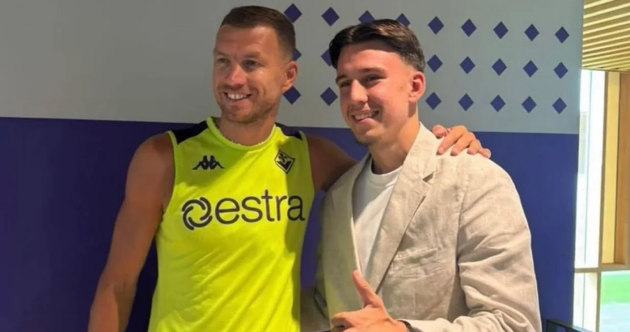 Edin Džeko i Eman Košpo 