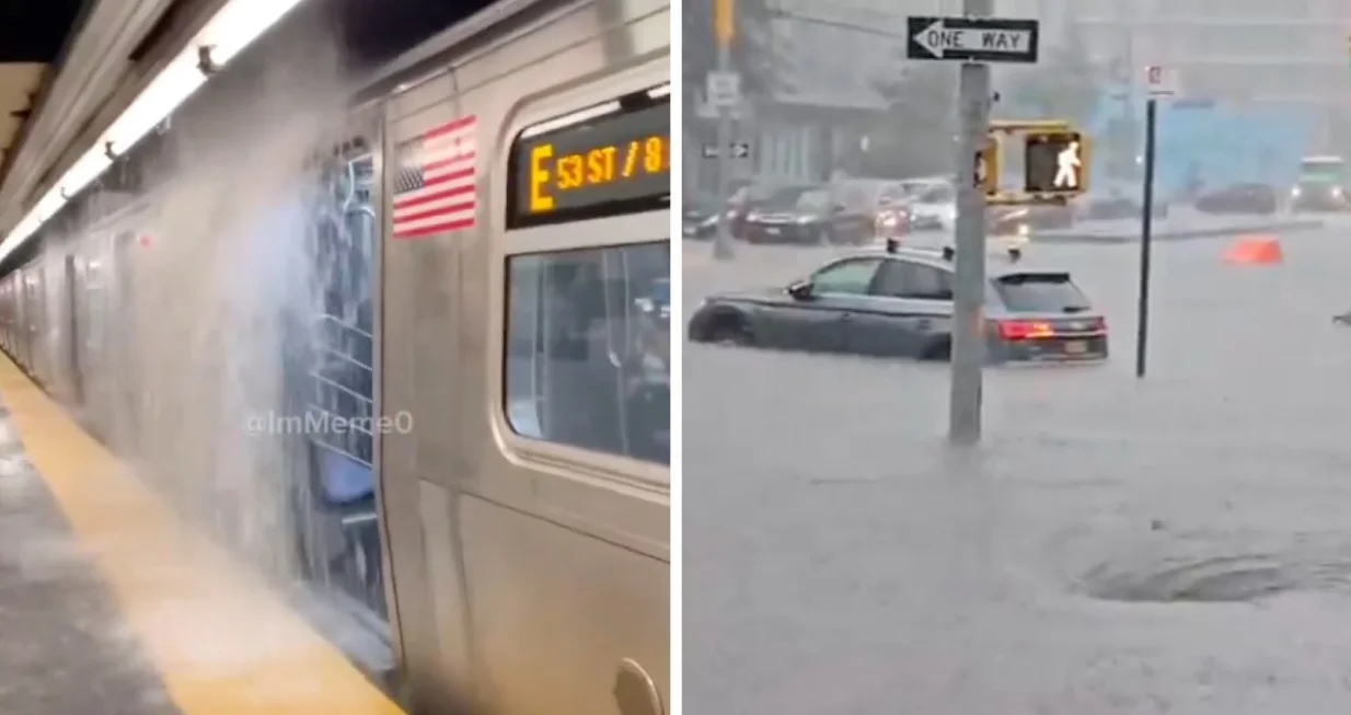 Poplave u SAD/Printscreen/X.com//