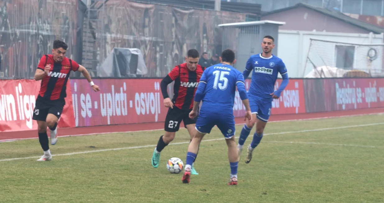Detalj se utakmice između Slobode i Radnika - 23.02.2025. (FOTO: Sport1.ba)